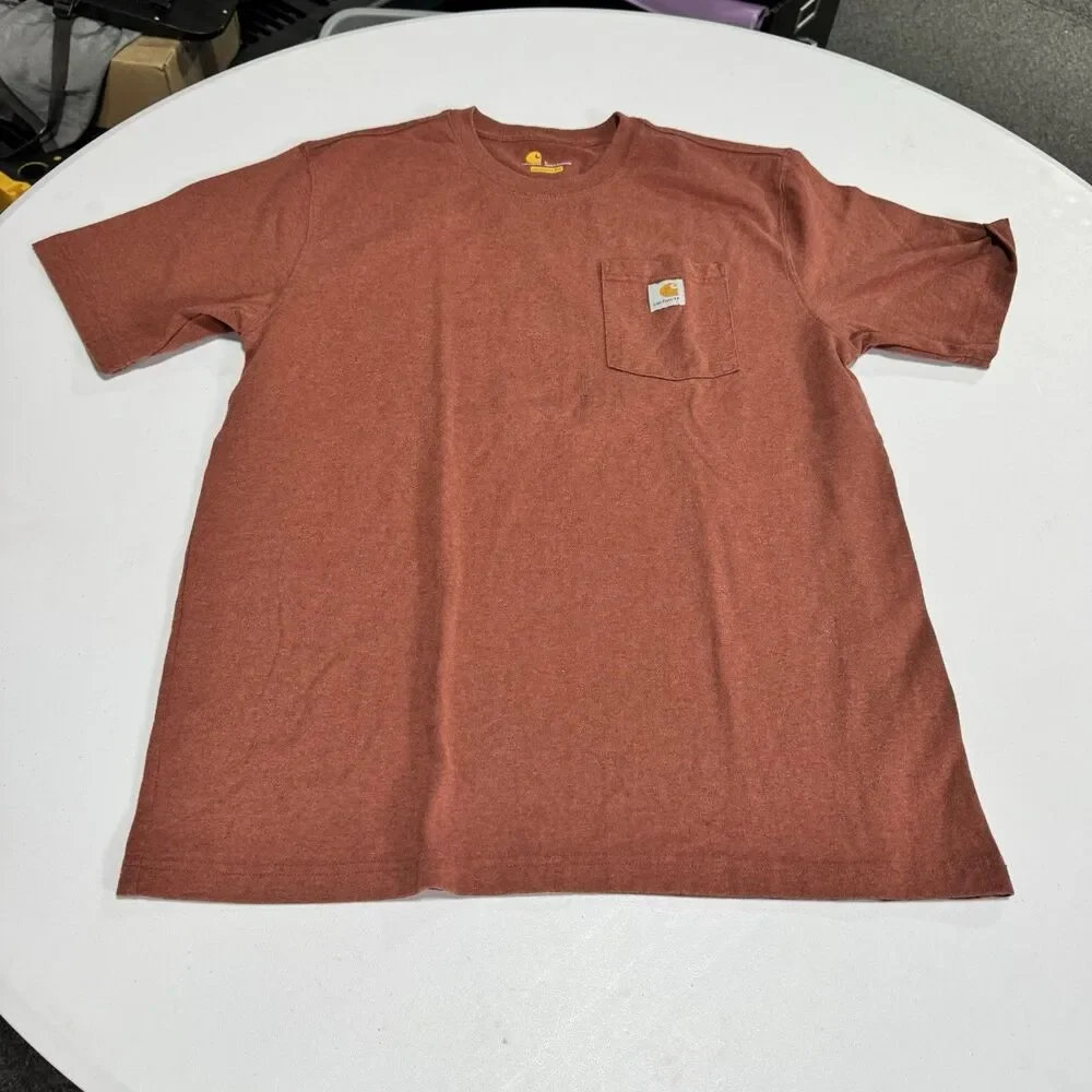 Lot Of 5 Carhartt Shirts Men's Large Original Fit Pocket Tee - Picture 14 of 16